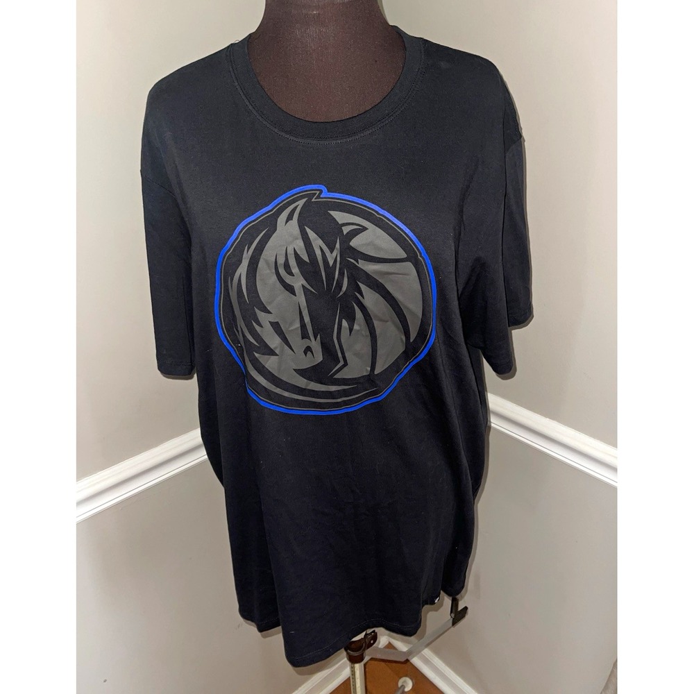 '47 NBA Dallas Mavericks Basketball T-Shirt Mens Sz XL Black